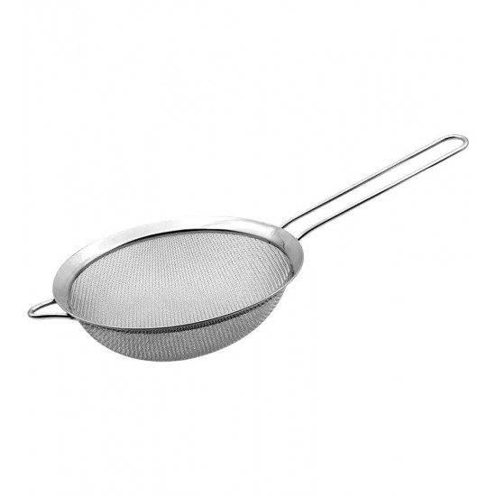 Peneira 12cm Diâmetro Por 27,5cm Comprimento Aço Coar Polvilhar